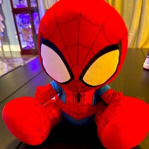 Disney Park Marvel Spider-Man Big Feet 11"  Plush Brand New With Tags